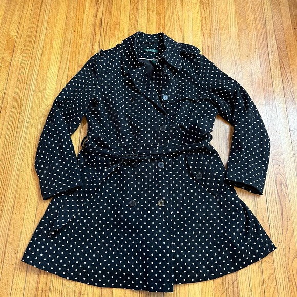 Polka Dot Women's Coat - Picture 1 of 8